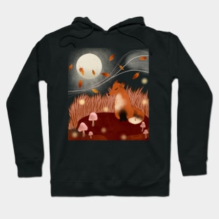 Full Moon Fox Hoodie